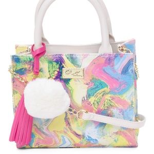 Luv Betsey Tie Dye Satchel/Small Tote